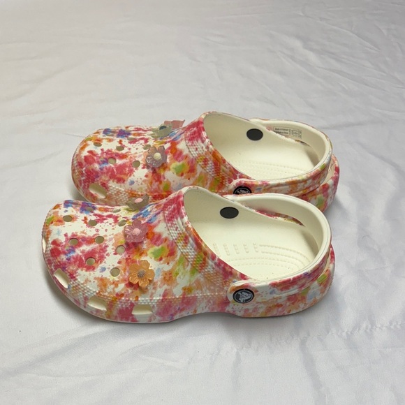 CROCS Kids Multicolor Splash Slippers - Picture 4 of 4